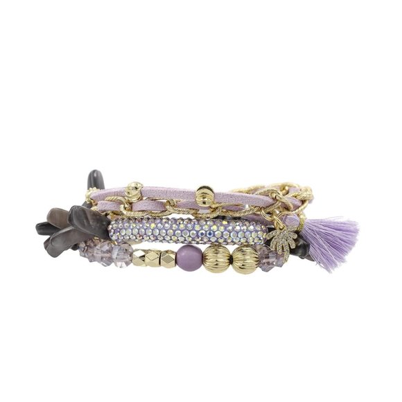 Erimish Jewelry - Erimish Havana Starter Stack, Purple